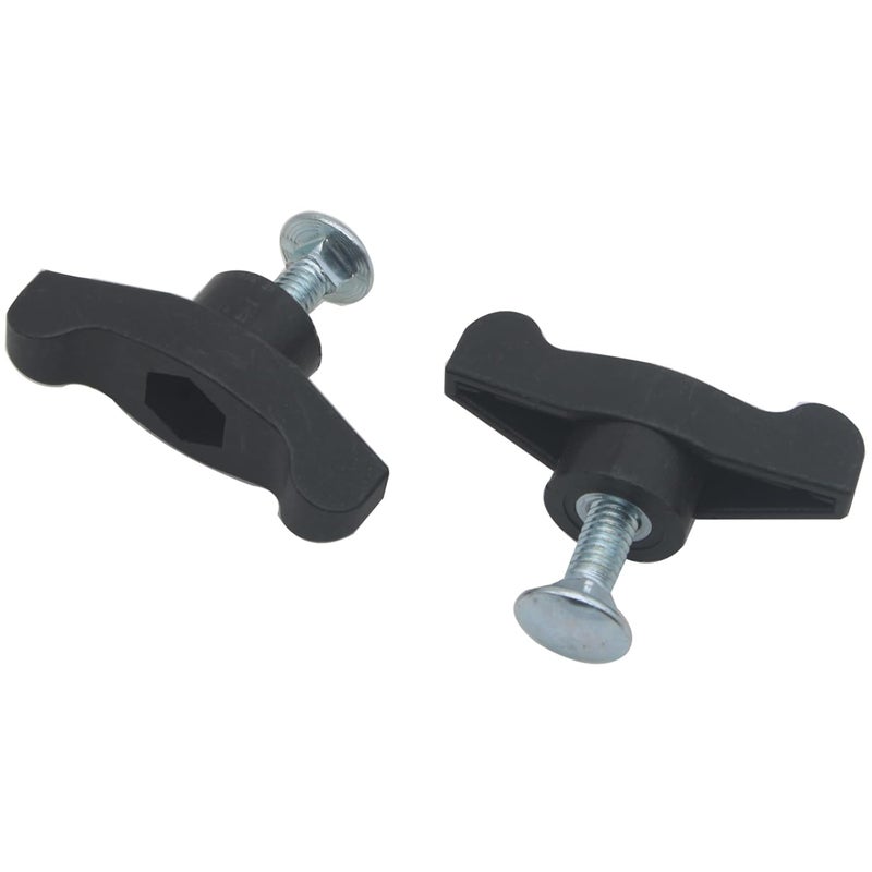 OZXNO 2 Pcs Lawn Mower Handle Knobs Nut Bolt Universal Wing Handle Knob T Handle Bolts for Most Lawn Mowers Snow Blower - Image 4
